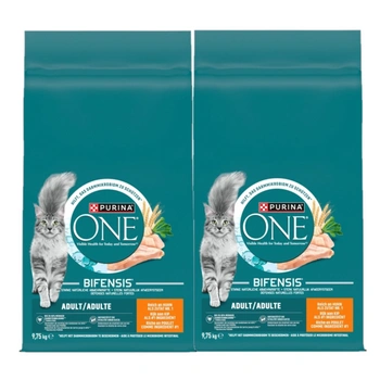 Purina One Adult kuracie a pšenicové krmivo pre dospelé mačky 2x9,75 kg