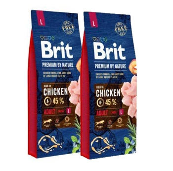 BRIT Premium By Nature Adult L 2x15kg