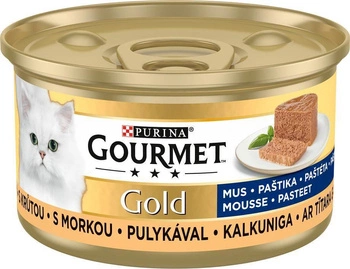 Purina Gourmet Gold mousse s morčacím mäsom 85g