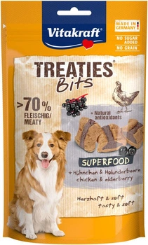 Vitakraft Treat Bits superfood bezinky 100g pochúťka pre psov