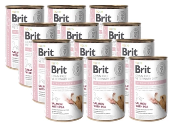 BRIT GF Veterinary Diets Dog Hypoallergenic 12x400g - mokré krmivo pre psy