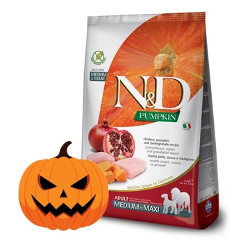 Farmina N&D Pumpkin Grain Free canine CHICKEN AND POMEGRANATE ADULT MEDIUM & MAXI 12kg
