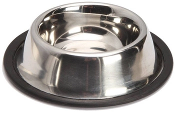 Kovová misa na protišmykovej gume 0,45 l