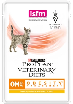 PRO PLAN Veterinary Diets OM St/Ox Obesity Management Kuracie krmivo pre mačky 85g