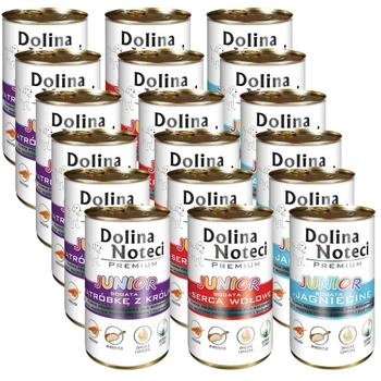 Dolina Noteci PREMIUM Junior MIX Šmaków 18 x 400g