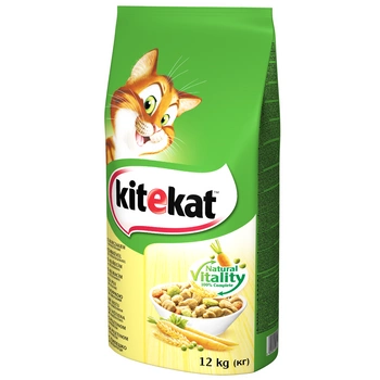 KITEKAT s kuracím mäsom a zeleninou 12 kg