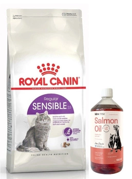 ROYAL CANIN  Sensible 33 10kg + LAB V Lososový olej pre psov a mačky 1000ml