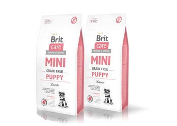 BRIT CARE Mini Grain-Free Puppy Lamb 2x7kg