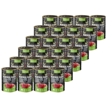 DOLINA NOTECI Super Rafi Cat P&F s divinou a kuracími srdiečkami 24x400g