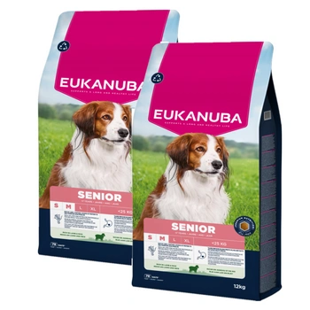 EUKANUBA Mature&Senior Small & Medium Breeds Lamb & Rice 2x12kg