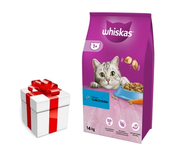 Whiskas granule s tuniakom 14 kg + prekvapenie pre mačku ZDARMA