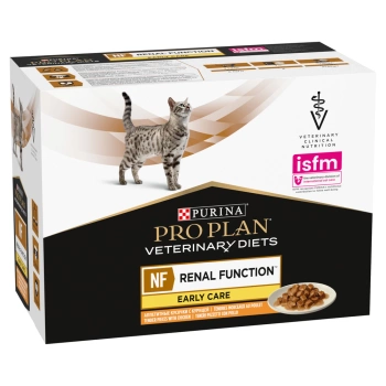 PRO PLAN Veterinary Diets NF Early Care Renal Function Mokré krmivo pre mačky s kuracím mäsom 10x85 g