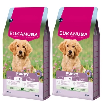 EUKANUBA Puppy&Junior Lamb&Rice Large Breeds 2x12 kg