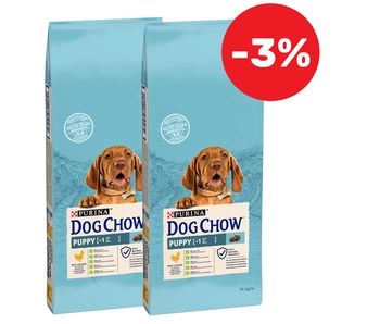 PURINA Dog Chow Puppy Chicken 2x14kg -3%