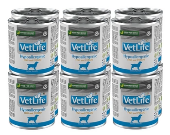 Farmina Vet Life Hypoallergenic Fish & Potato Dog 12x300g