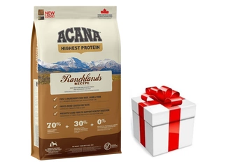 ACANA REGIONALS Ranchlands Dog 11,4kg  + prekvapenie pre vášho psa ZDARMA