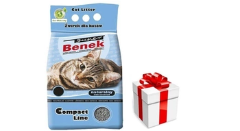Benek Super Compact Natural 25l  +prekvapenie pre mačku ZDARMA