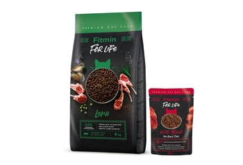 FITMIN Cat For Life Adult Lamb 8kg + Fitmin Cat For Life Adult Beef 85g GRATIS