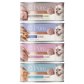 PetRepublic Pure mix príchutí 4x80g