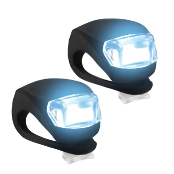 Svetlo na bicykel 2x silikón