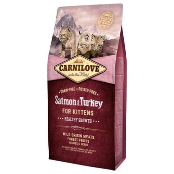 CARNILOVE Cat Salmon & Turkey For Kittens 6kg