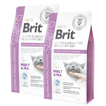 BRIT GF Veterinary Diets Cat Ultra-Hypoallergenic 2x5kg