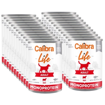 Calibra dog Life Adult Turkey with apple 24x400g