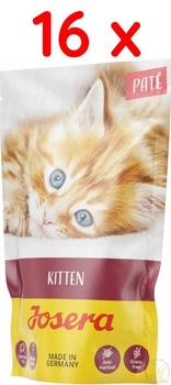 JOSERA Paštétové mačiatko s lososovým olejom - sada 16x85g