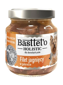 Basttet'o Holistic jahňacie filé v galete pre psov 130g