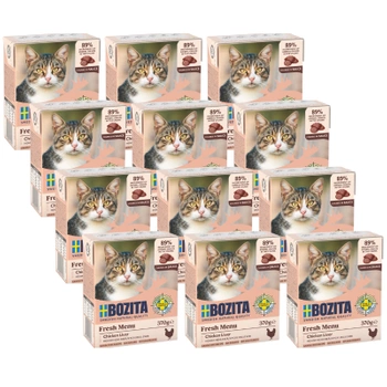 BOZITA Hydinová pečeň pre mačky v omáčke 12x370g