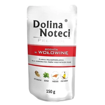 Dolina Noteci PREMIUM s vysokým obsahom hovädzieho mäsa 150g