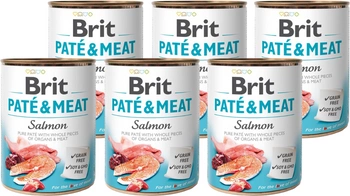 BRIT PATE & MEAT SALMON 6x400g