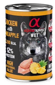 ALPHA SPIRIT Kuracie mäso s ananásom 400g