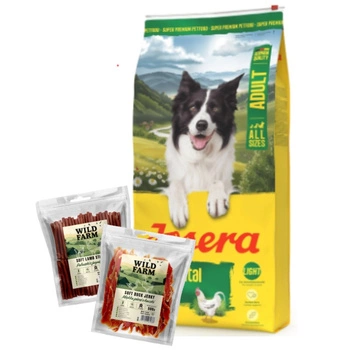 JOSERA Adult Light & Vital 12,5kg & WILD FARM 2x500g maškrty pre psov