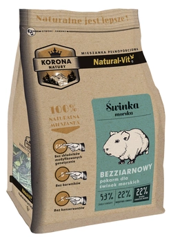 KORONA NATURY Natural - Vit krmivo pre morčatá 750g