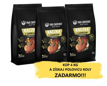 Paka Zwierzaka - Siedme nebo - Kačka a jablko (kačka a jablko) 4kg+ 0,5kg ZDARMA !!!