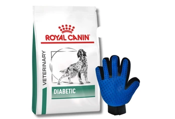 Royal Canin VD Canine Diabetic 12 kg + Česacia rukavica GRATIS