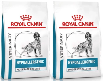 Royal Canin Veterinary Health Nutrition Dog Hypoallergenic Moderate Calorie 2x14 kg
