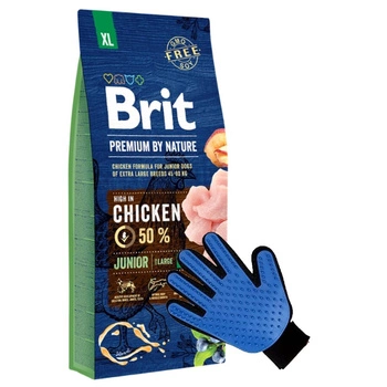 BRIT Premium By Nature Junior XL 15kg + ZADARMO česacia rukavica!