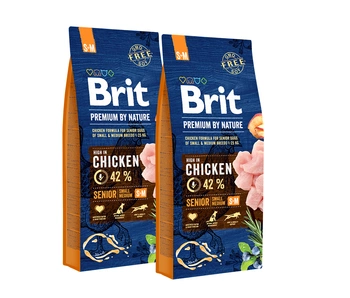 BRIT Premium By Nature Senior S+M 2x15kg