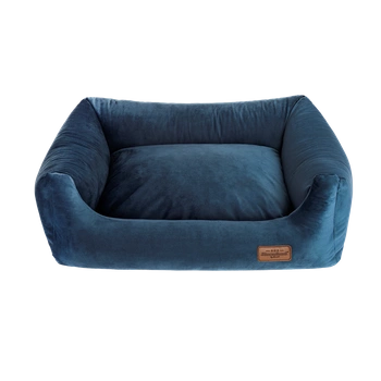 RECOBED Sofa Welurove granatowa S 65x50cm