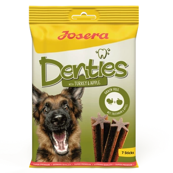 JOSERA Denties s morčacím mäsom a jablkami 180g