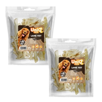 UNIQ PETS maškrta pre psy jahňacie kopytá 2x300g