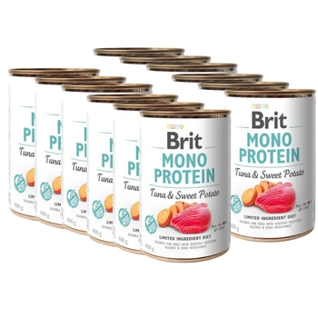 BRIT MONO PROTEIN TUNA & SWEET POTATO 12x400g
