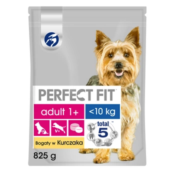 PERFECT FIT (Adult 1+) 825g Suché krmivo bohaté na kuracie mäso pre psy malých plemien