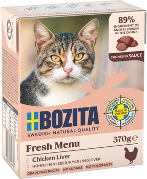 BOZITA Hydinová pečeň pre mačky v želé 370g