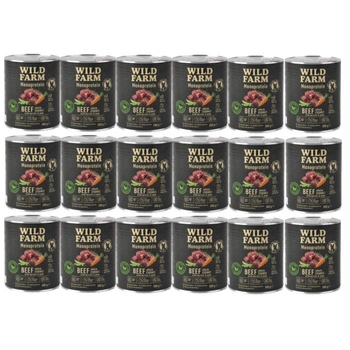 WILD FARM Monoprotein Beef 18x800g hypoalergénne krmivo pre psov