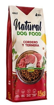 Prírodné krmivo pre psov jahňacie a teľacie mäso 15 kg. 62% mäsa - bez kuracieho mäsa