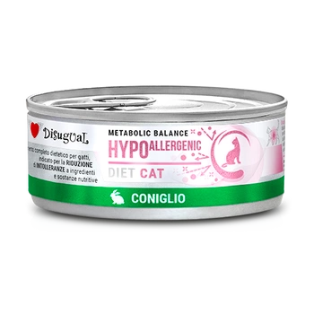 Disugual mokré krmivo pre mačky Veterinárne hypoalergénne Králik (dospelý) 85 g