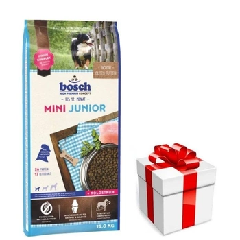 Bosch Junior Mini 15 kg + prekvapenie pre vášho psa ZDARMA